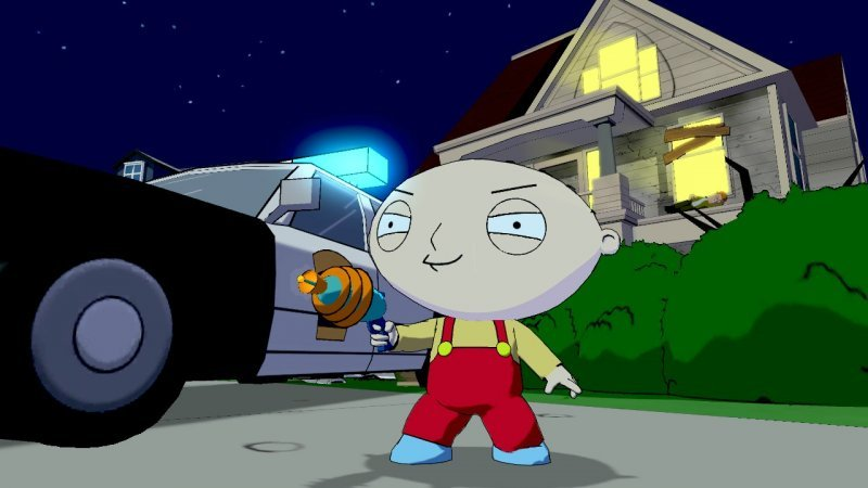 Illustration for article titled Stewie Terrorizes Frat Boys in These Family Guy Video Game Screen Shots
